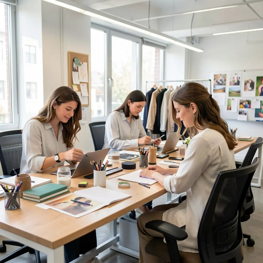 Our styling team at work